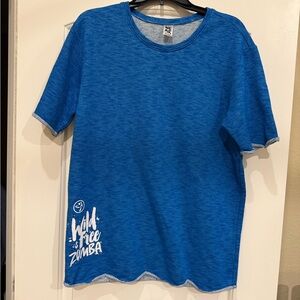 Zumba Fitness Blue Short Sleeve Tee